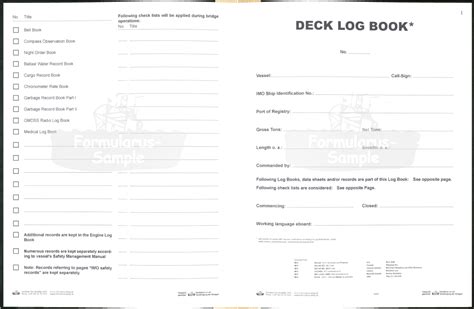 Deck Log .